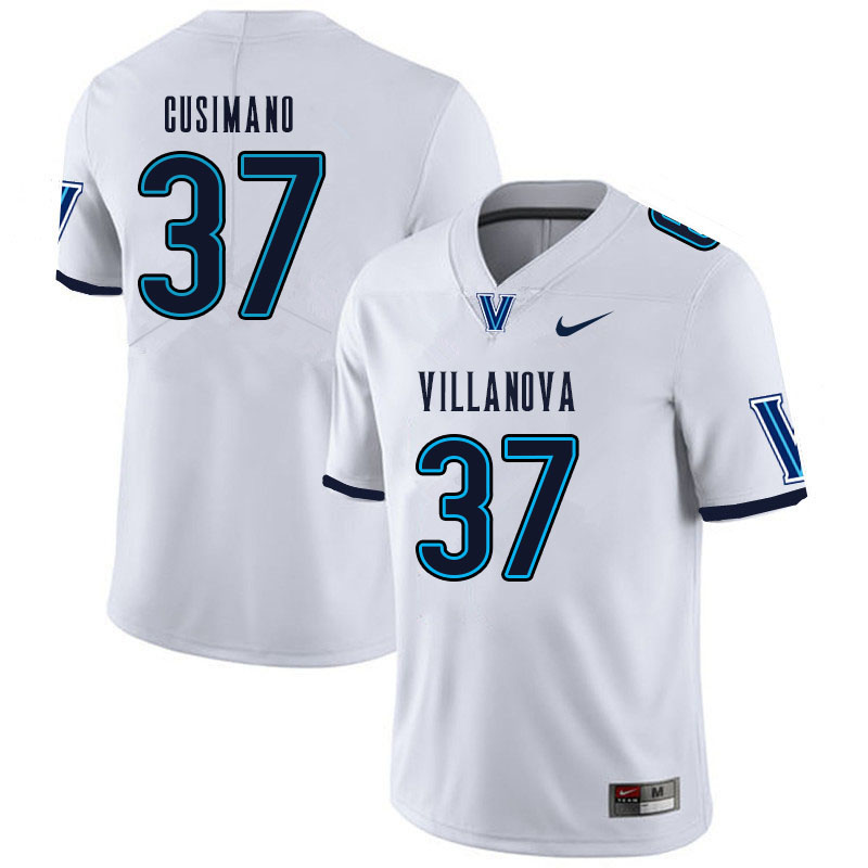 Men #37 Hunter Cusimano Villanova Wildcats College Football Jerseys Sale-White